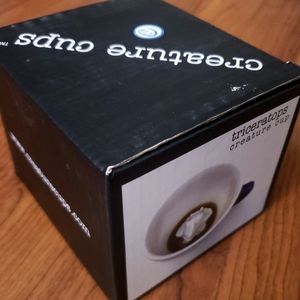 NIB CREATURE CUPS triceratops